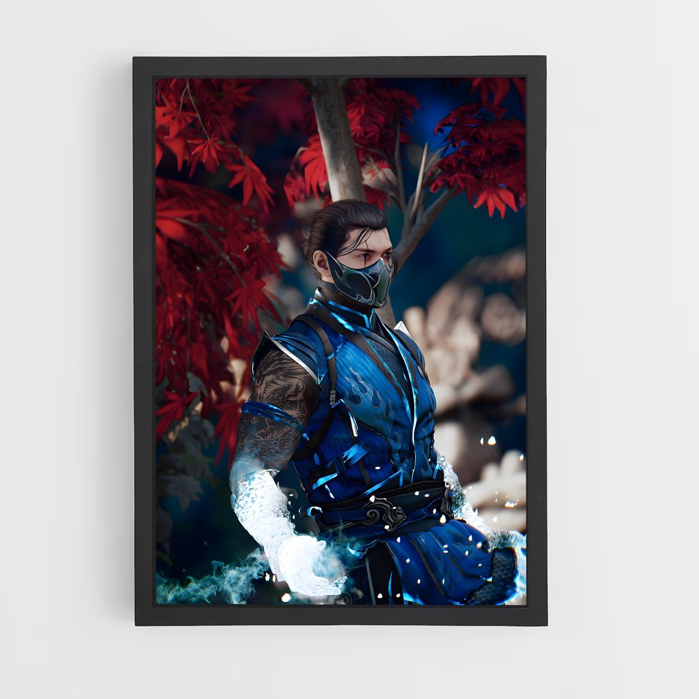 Poster Sub de zero – affiche Mortal kombat (vue 2)